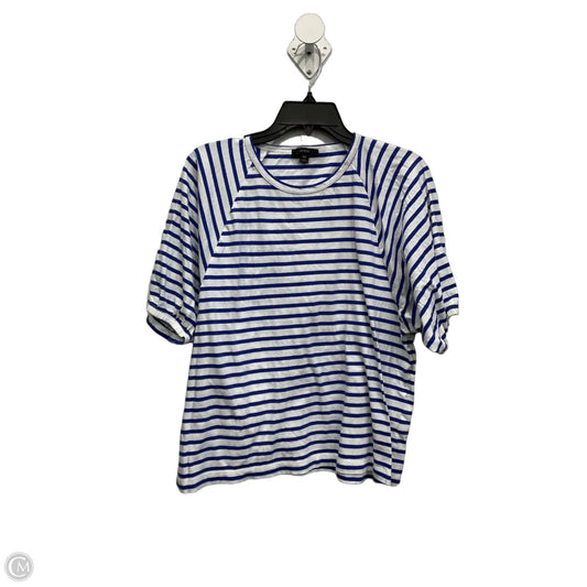 Top Short Sleeve By J. Crew In Striped Pattern, Size: Xl