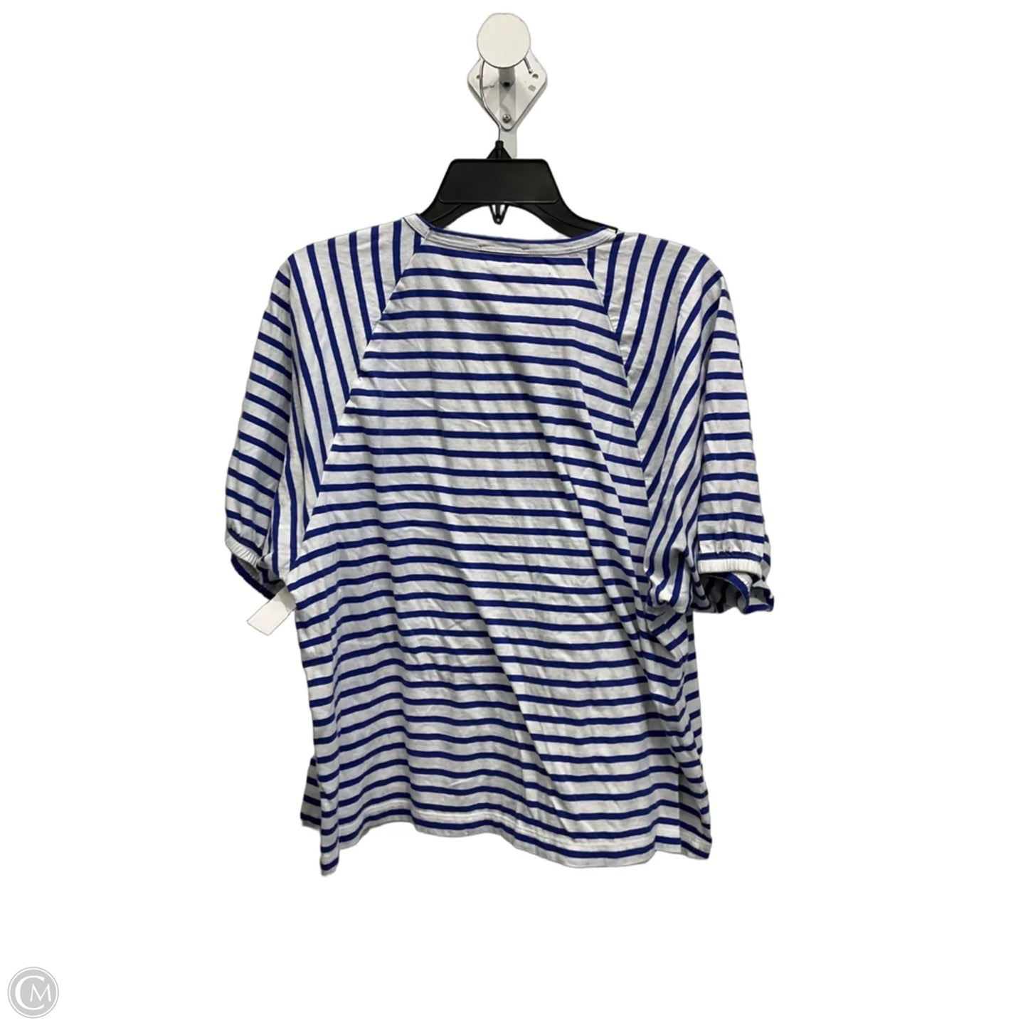 Top Short Sleeve By J. Crew In Striped Pattern, Size: Xl