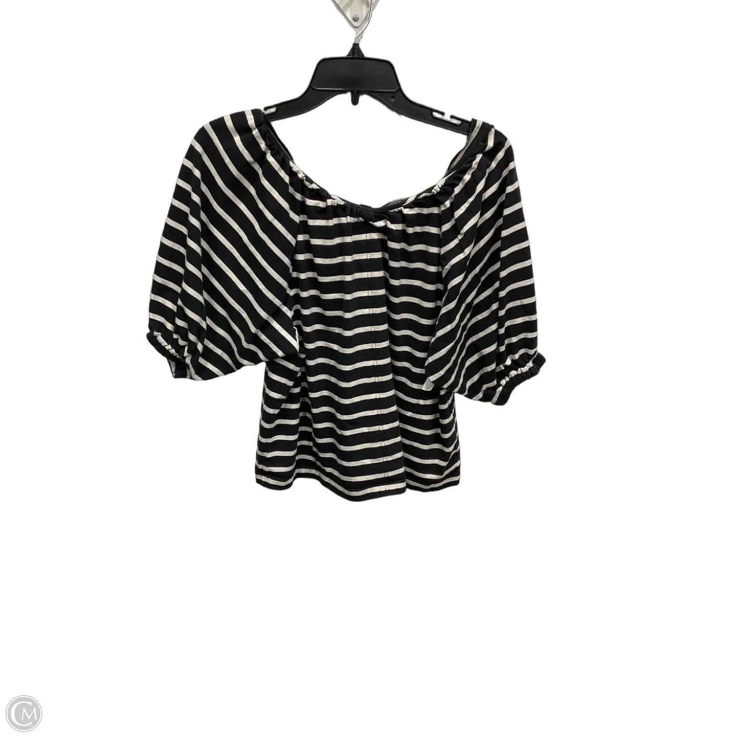 Top Short Sleeve By J. Crew In Striped Pattern, Size: L