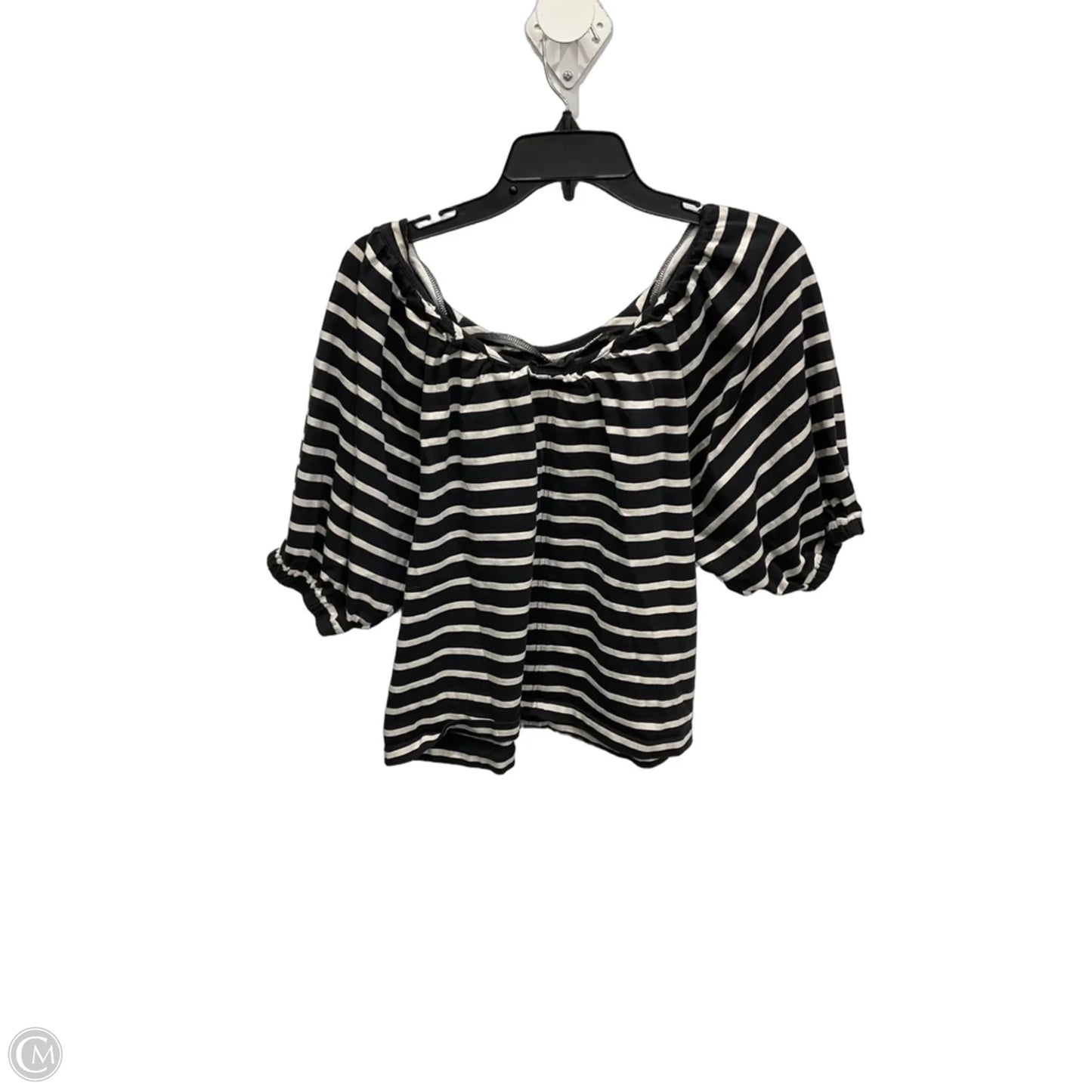 Top Short Sleeve By J. Crew In Striped Pattern, Size: L