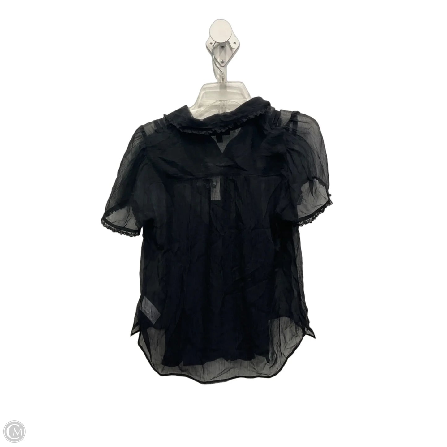 Top Short Sleeve By J. Crew In Black, Size: S
