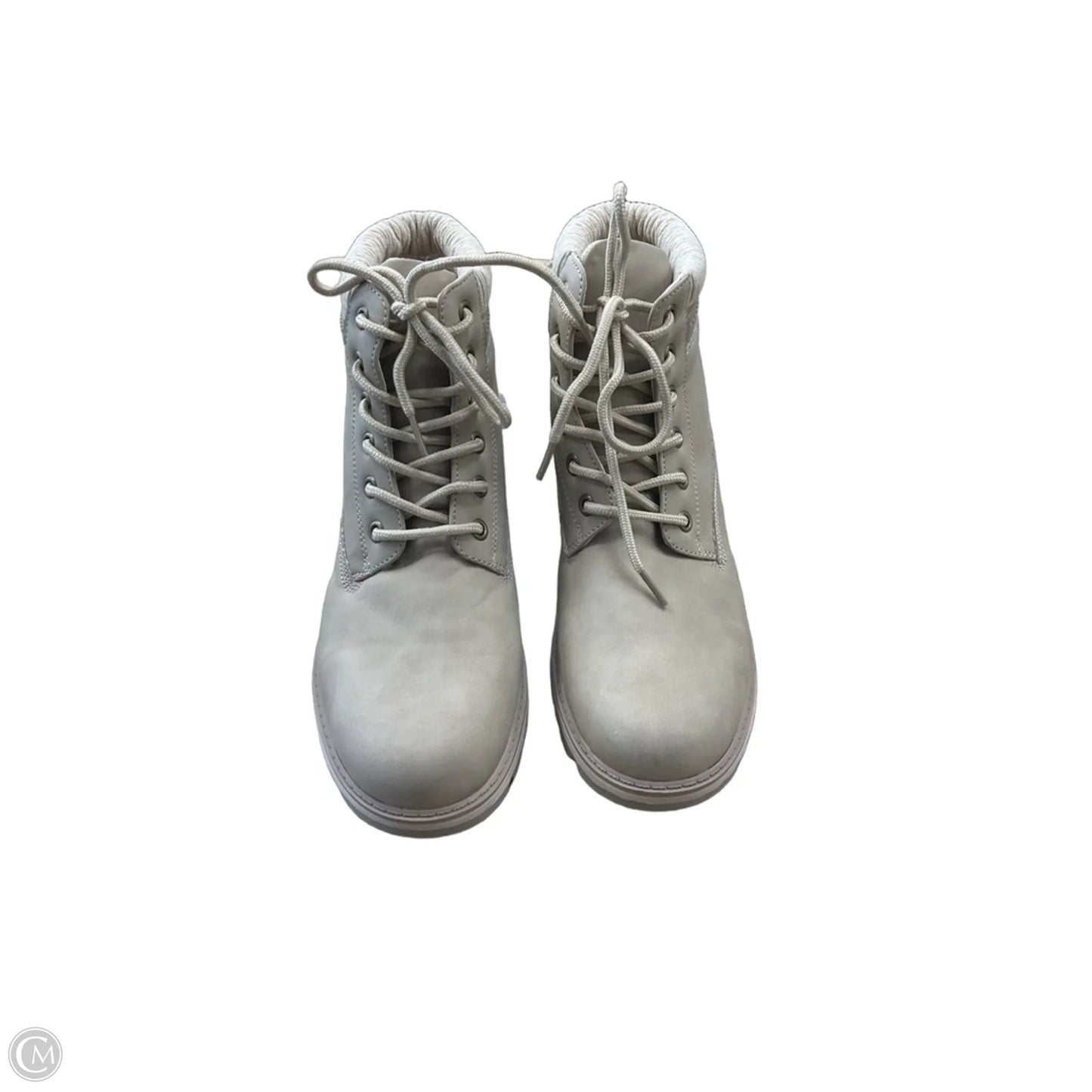 Boots Hiking By Clothes Mentor In Beige, Size: 10