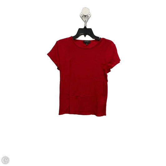 Top Short Sleeve By J. Crew In Red, Size: L
