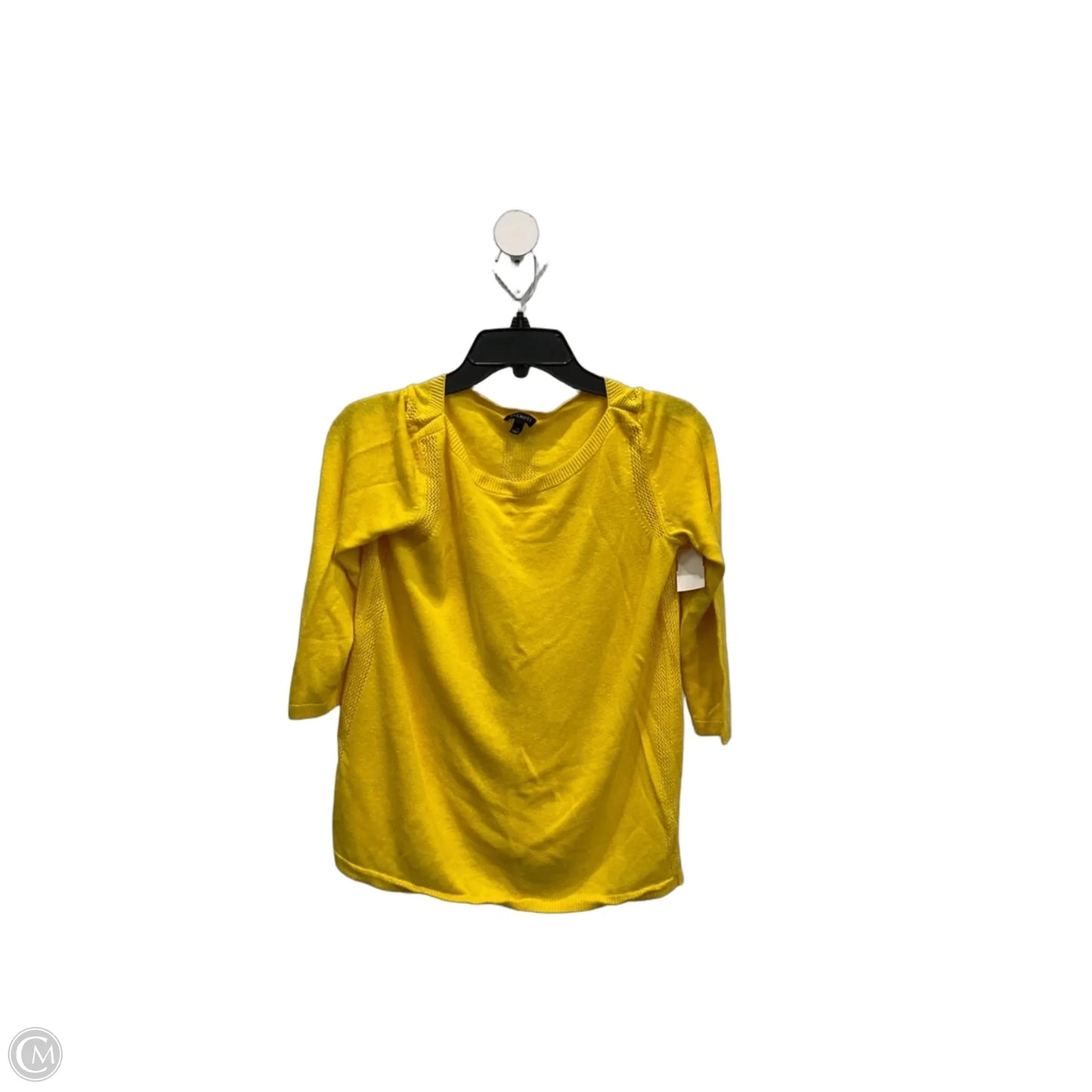 Sweater By Talbots In Yellow, Size: Xs