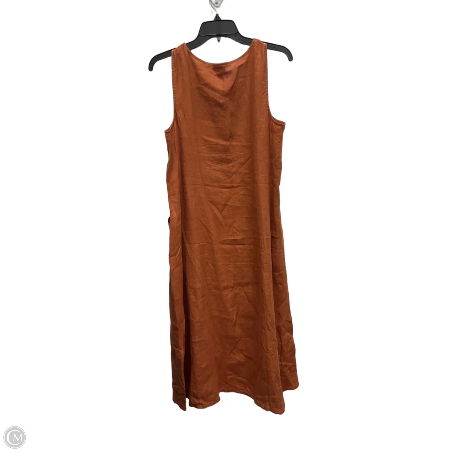 Dress Casual Midi By J. Jill In Orange, Size: L