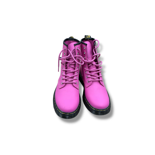 Boots Ankle Flats By Dr Martens In Pink, Size: 7