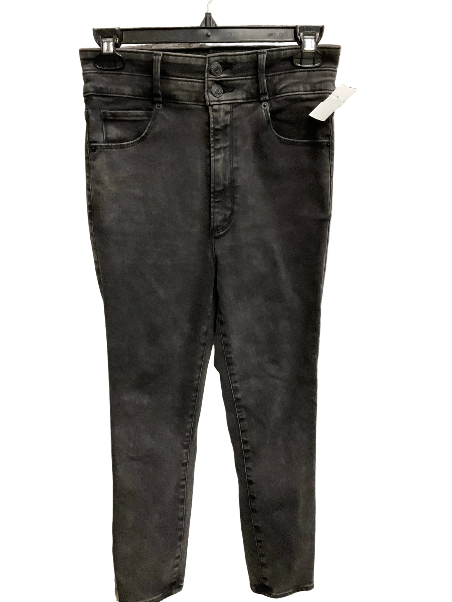 Jeans Skinny By Abercrombie And Fitch In Black Denim, Size: 4p