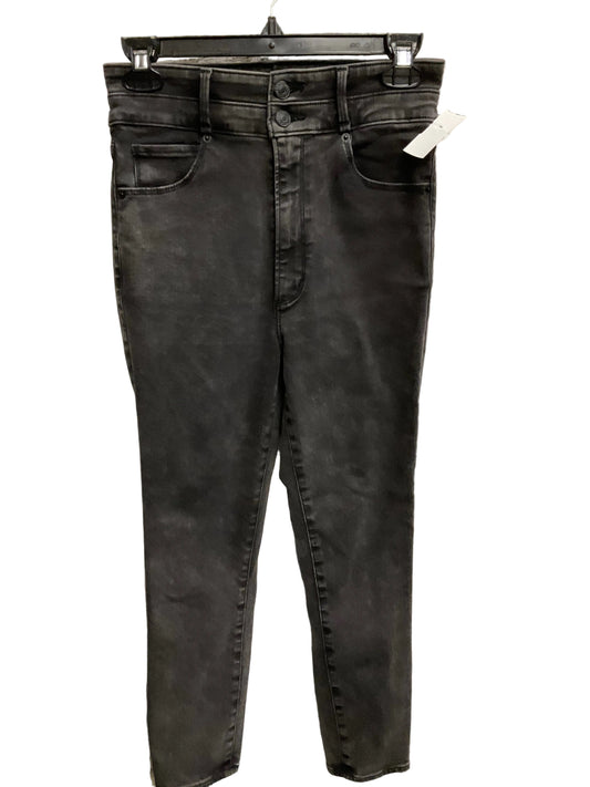 Jeans Skinny By Abercrombie And Fitch In Black Denim, Size: 4p