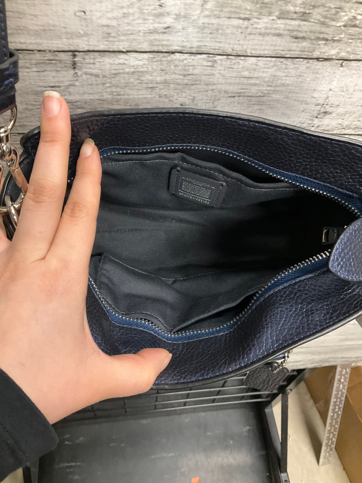 Crossbody Designer By Coach, Size: Medium