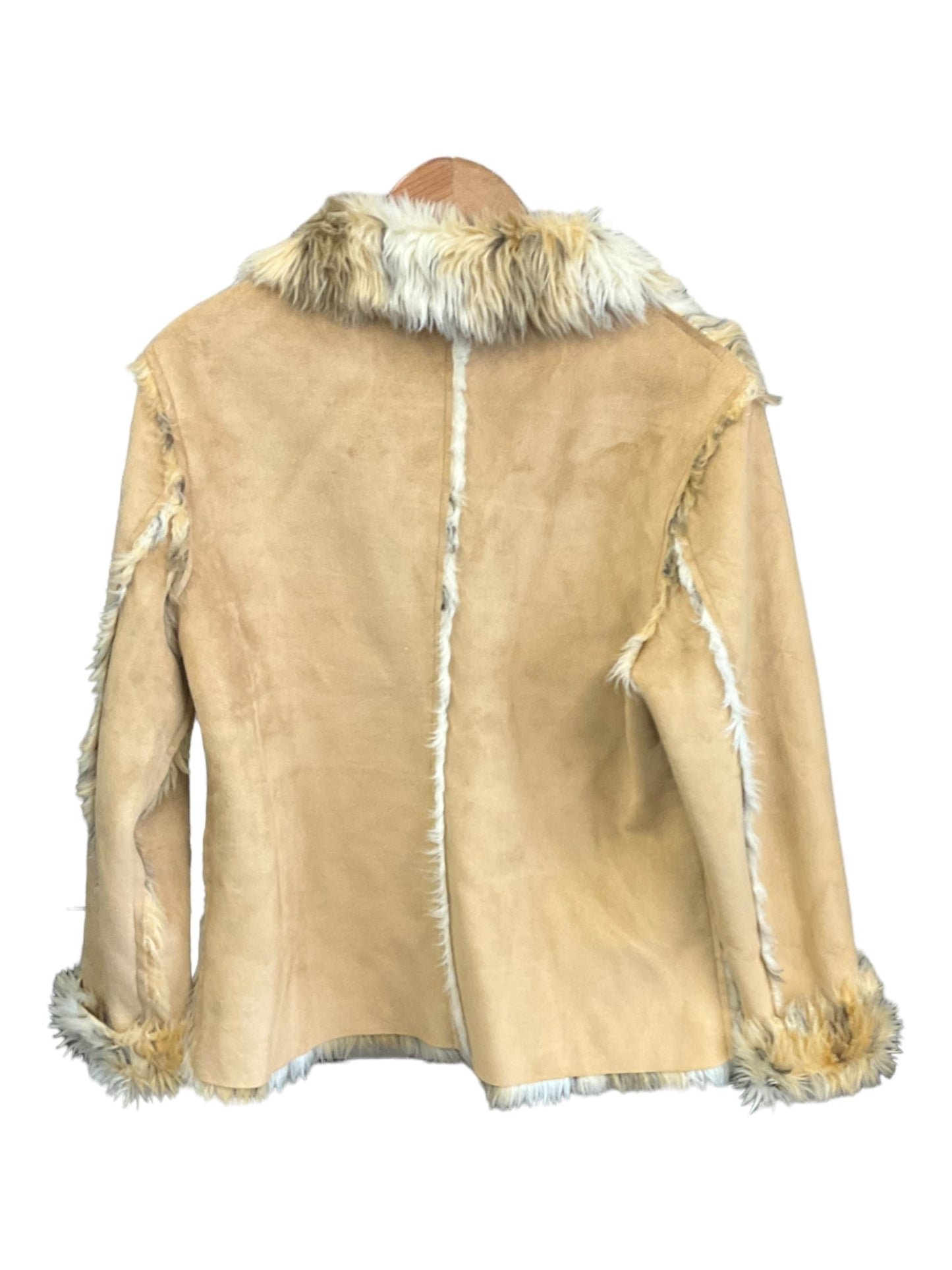 Jacket Faux Fur & Sherpa By Kenar  Size: L