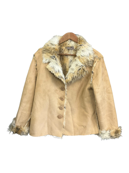Jacket Faux Fur & Sherpa By Kenar  Size: L