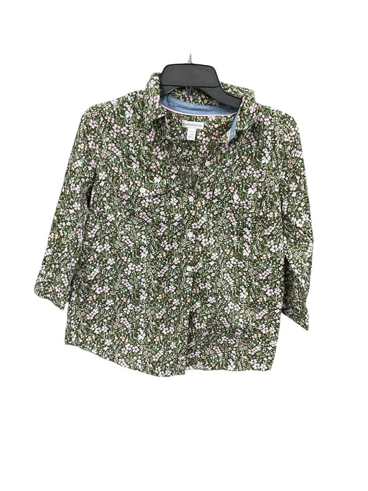 Blouse Long Sleeve By Croft And Barrow  Size: Petite  M