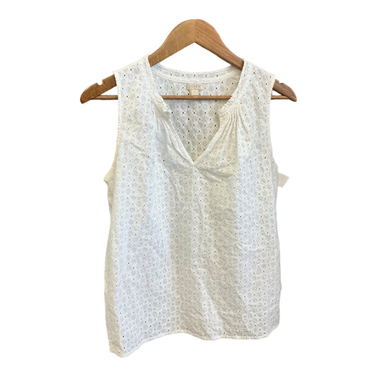 Top Sleeveless By J Crew  Size: 6