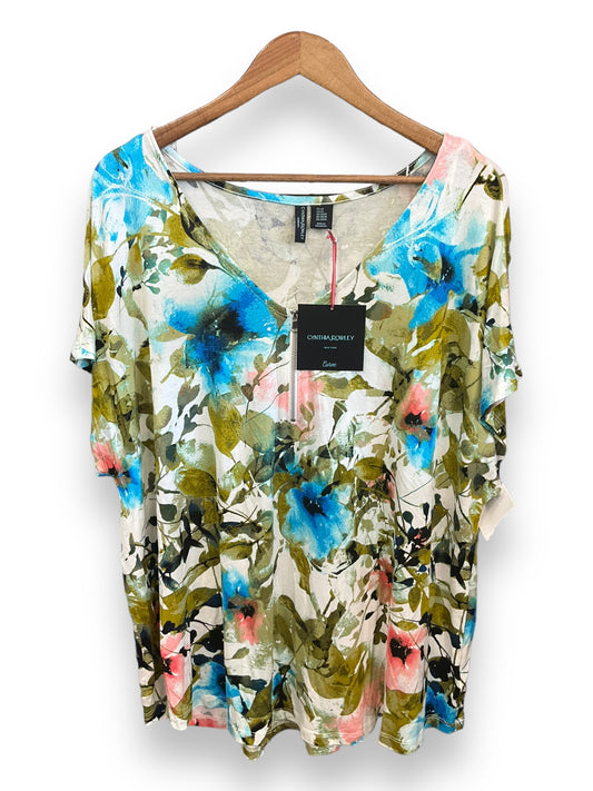 Top Short Sleeve By Cynthia Rowley  Size: 2x