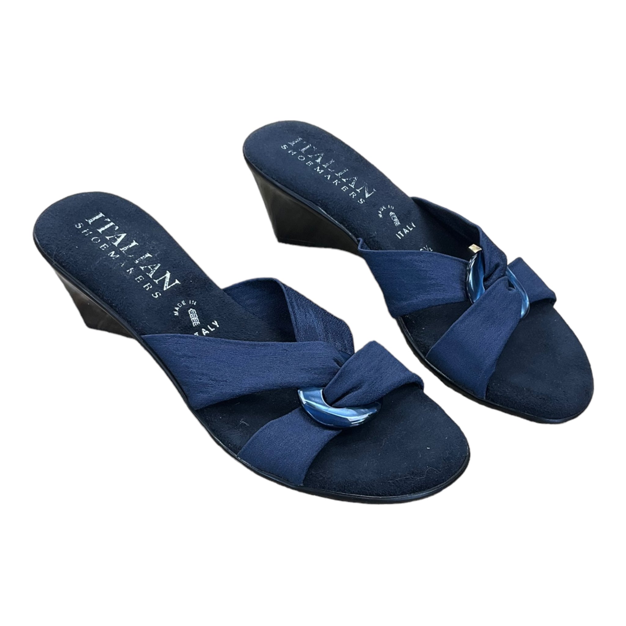 Italian shoemakers clearance blue sandals